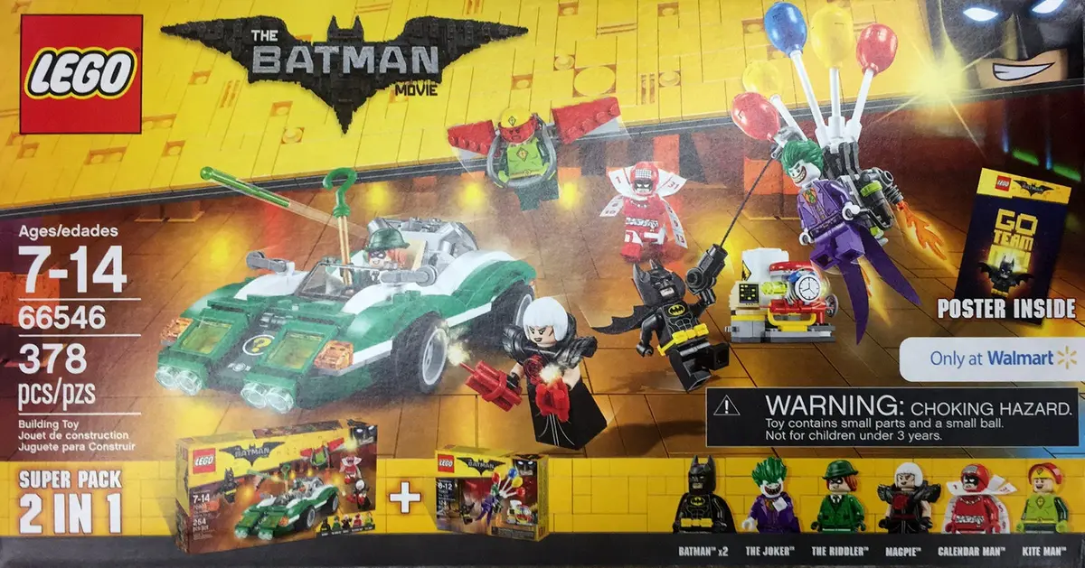 LEGO The LEGO Batman Movie 66546 The LEGO Batman Movie Super Pack 2-in-1 set