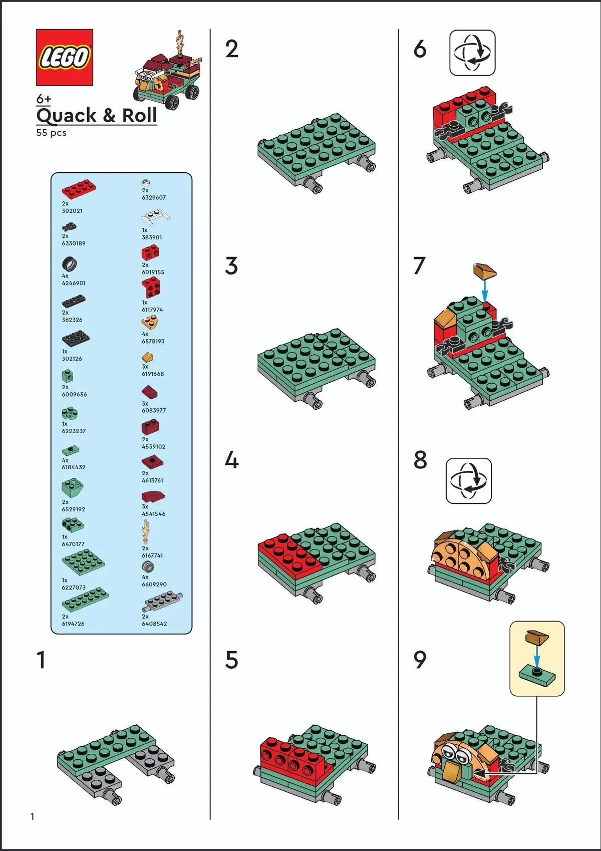 LEGO Promotional 6659451 Quack & Roll set, image 2