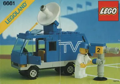 LEGO Town 6661 Mobile TV Studio set