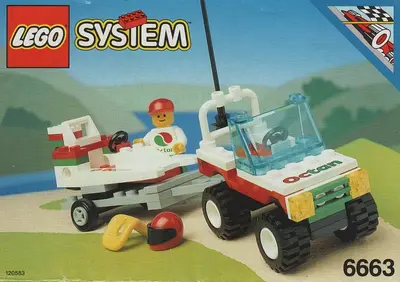 LEGO Town 6663 Wave Rebel set