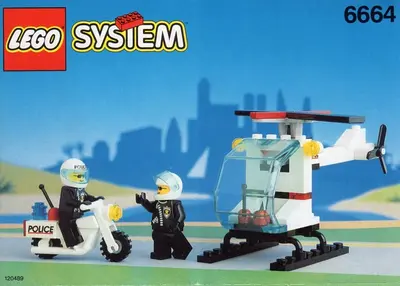 LEGO Town 6664 Chopper Cops set