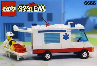 LEGO Town 6666 Ambulance set