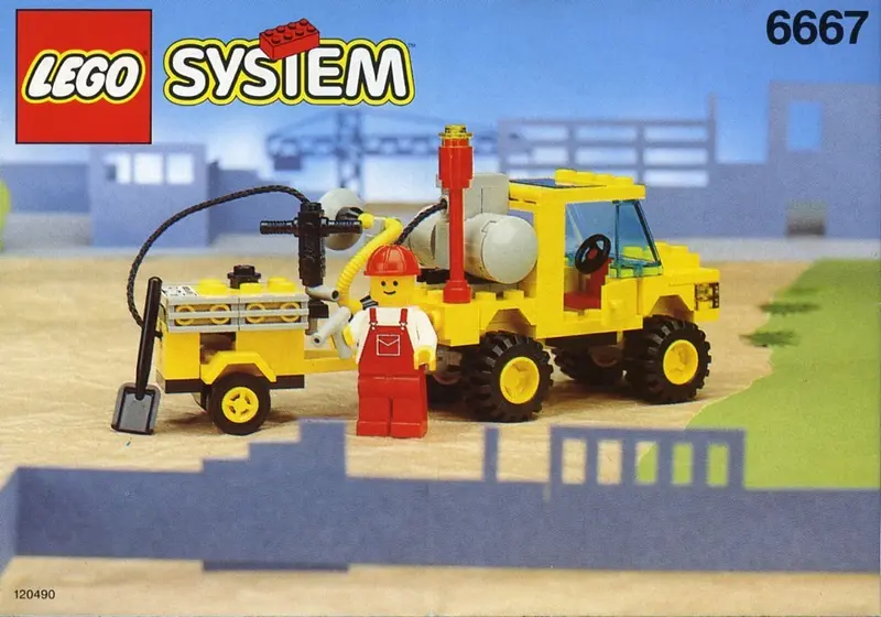 LEGO Town 6667 Pothole Patcher set