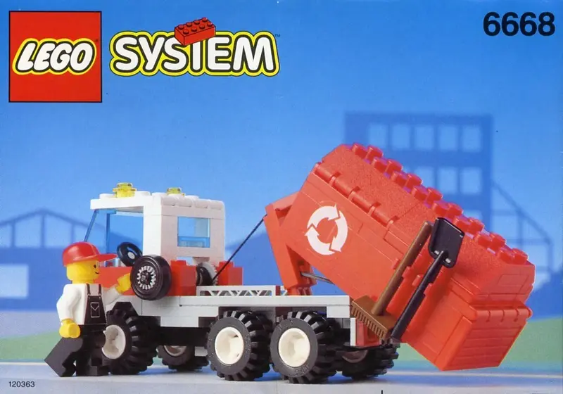 LEGO Town 6668 Recycle Truck set