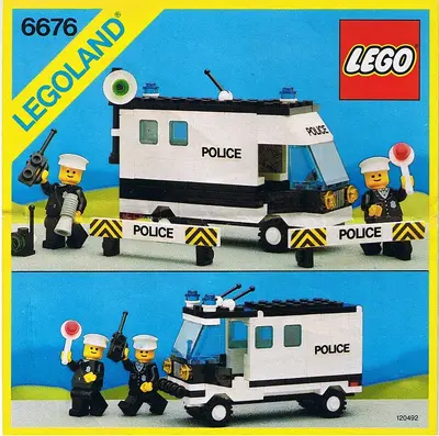 LEGO Town 6676 Mobile Command Unit set