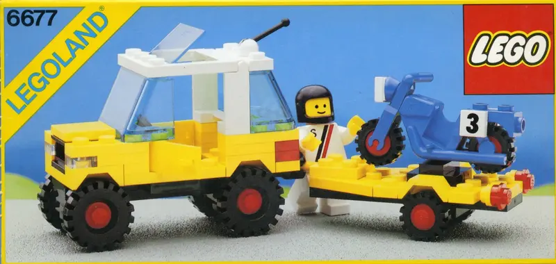 LEGO Town 6677 Motocross Racing set