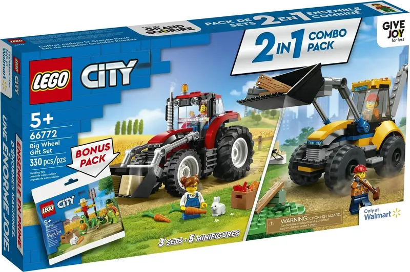 LEGO City 66772 Big Wheel Gift Set set