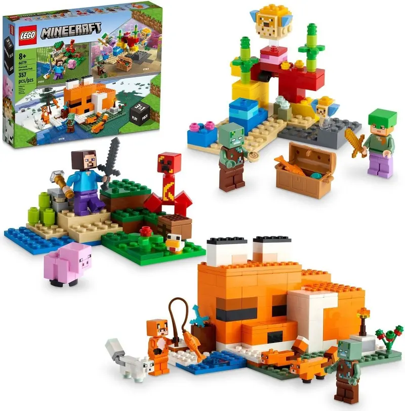 LEGO Minecraft 66779 Overworld Adventures Pack set, image 3