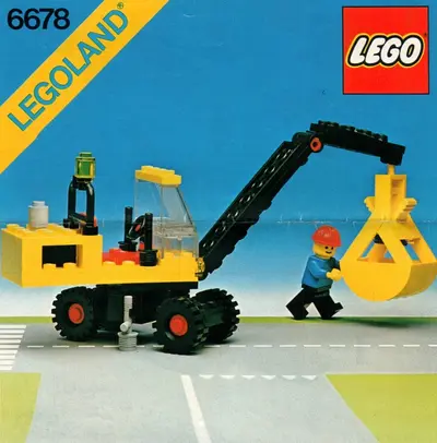 LEGO Town 6678 Pneumatic Crane set