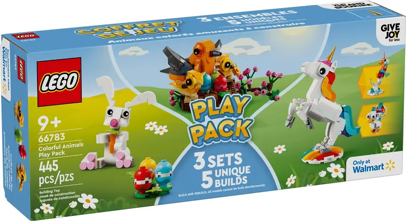 LEGO Miscellaneous 66783 Colorful Animals Play Pack set