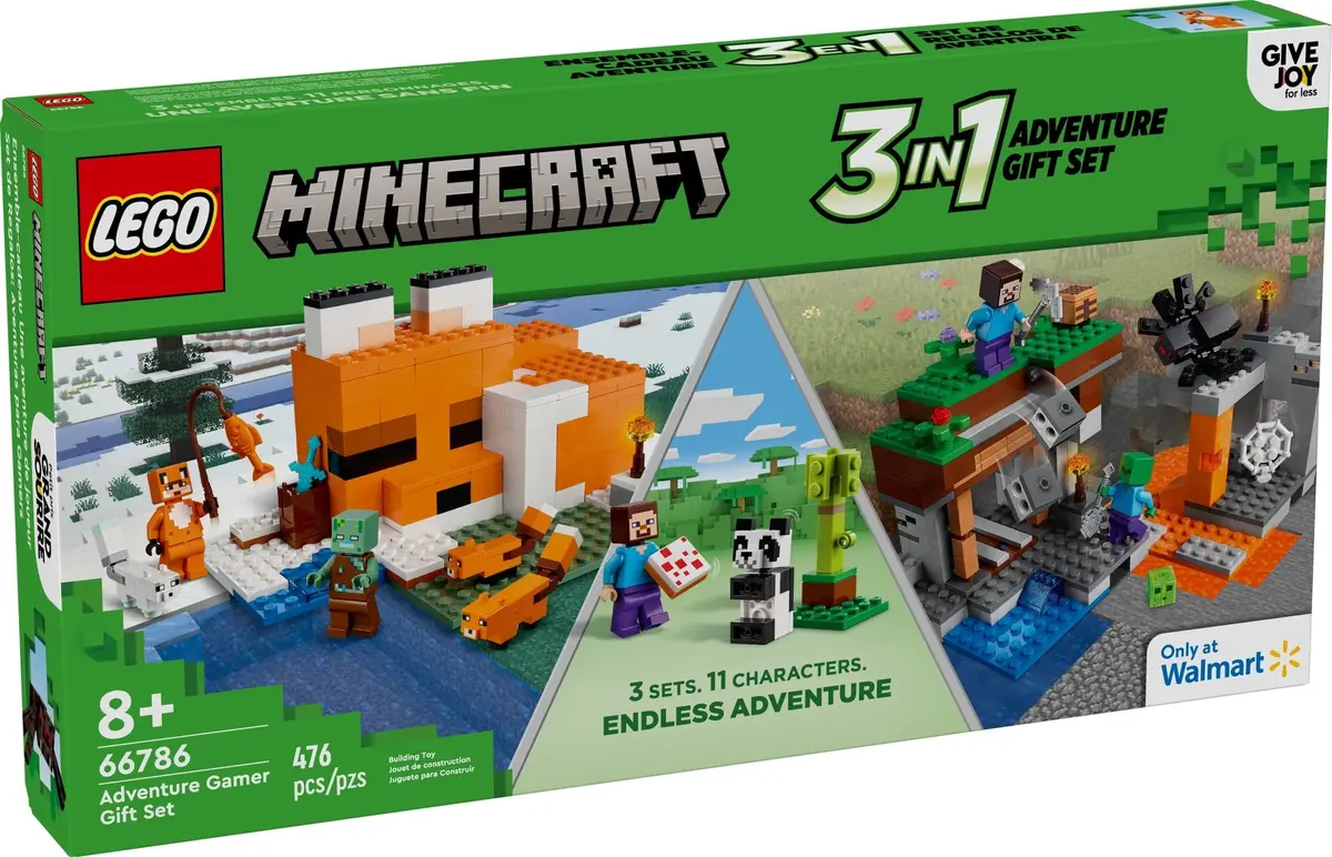 LEGO Minecraft 66786 Adventure Gamer Gift Set set