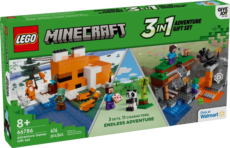 LEGO Minecraft 66786 Adventure Gamer Gift Set set