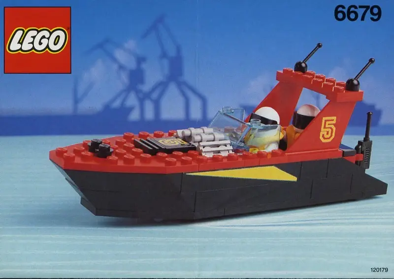 LEGO Town 6679 Dark Shark set