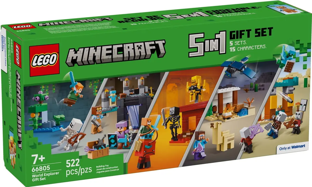 LEGO Minecraft 66805 World Explorer Gift Set set