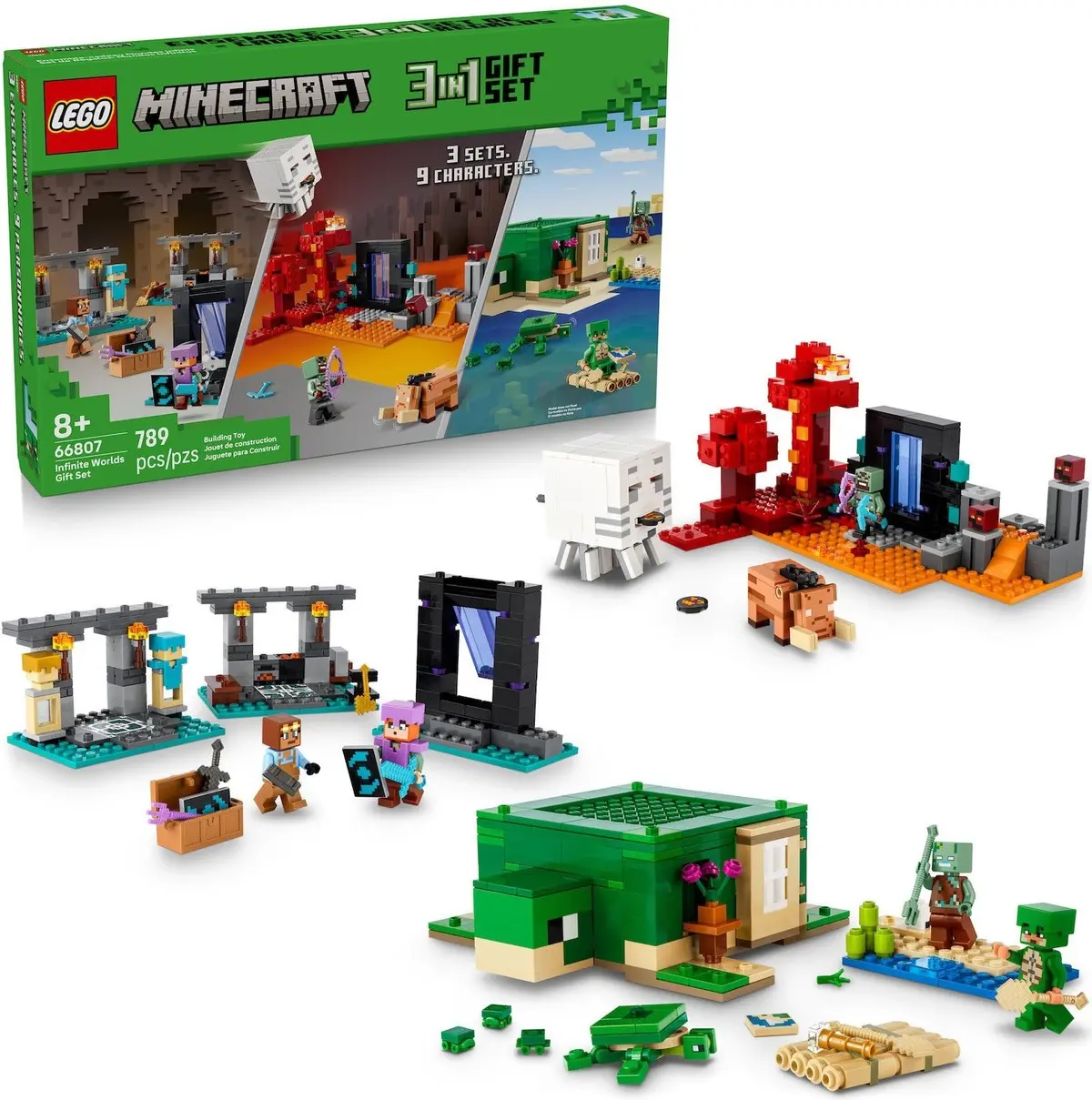 LEGO Minecraft 66807 Infinite Worlds Gift Set set, image 3