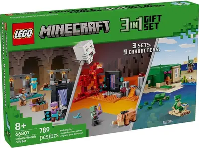 LEGO Minecraft 66807 Infinite Worlds Gift Set set