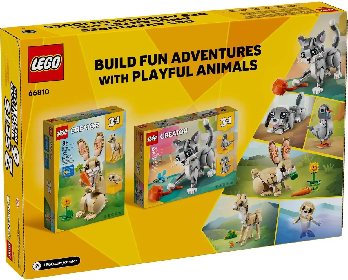 LEGO Creator 66810 Animal Lover's Gift Set set, image 2