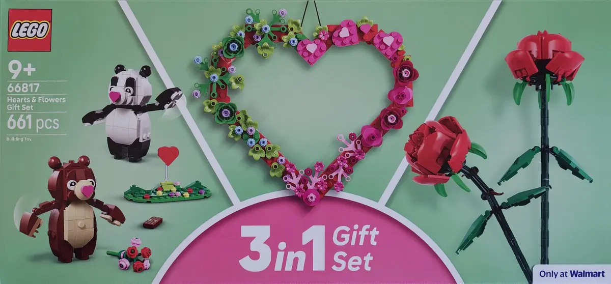 LEGO Miscellaneous 66817 Hearts & Flowers Gift Set set