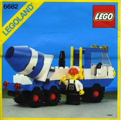 LEGO Town 6682 Cement Mixer set