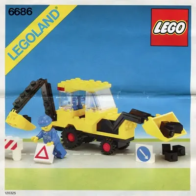 LEGO Town 6686 Backhoe set