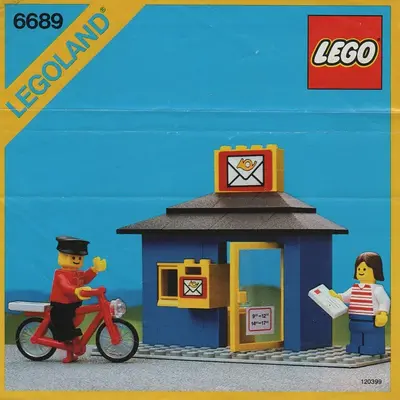 LEGO Town 6689 Post-Station set
