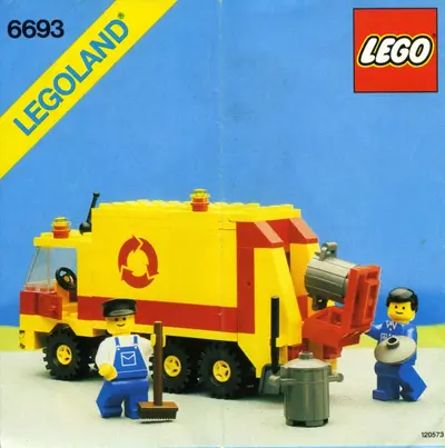 LEGO Town 6693 Refuse Collection Truck set