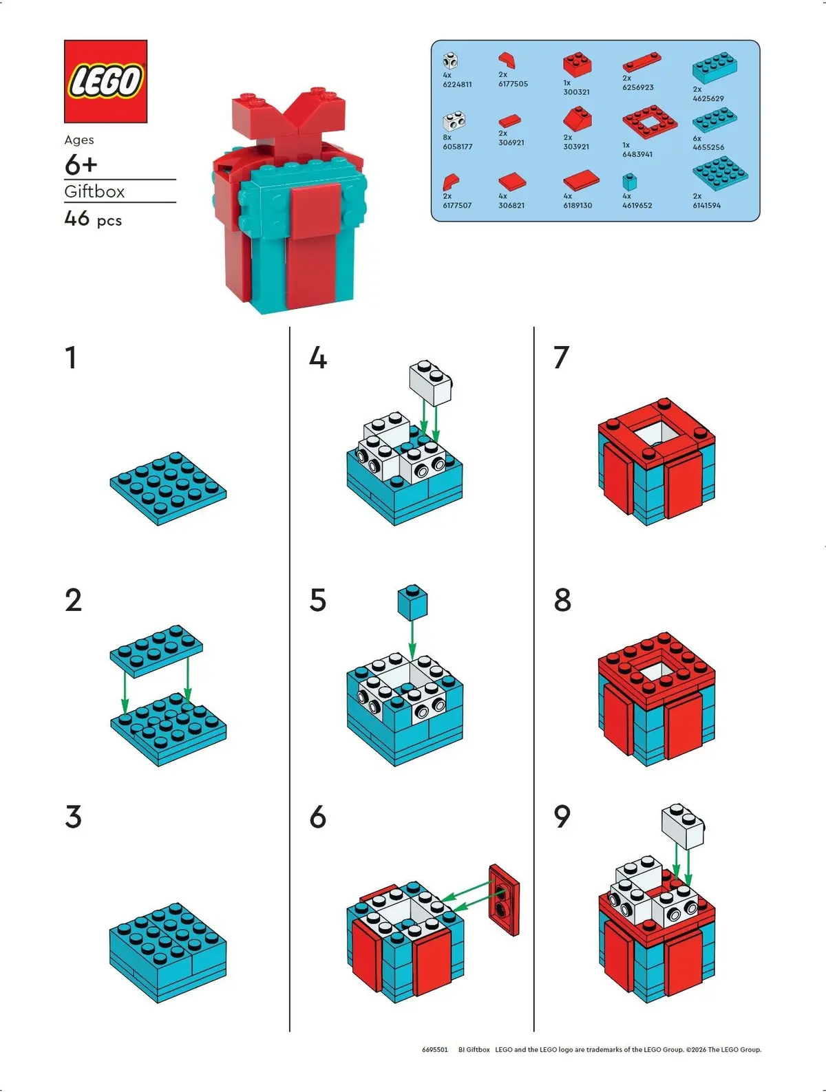 LEGO Promotional 6695501 Giftbox set, image 2