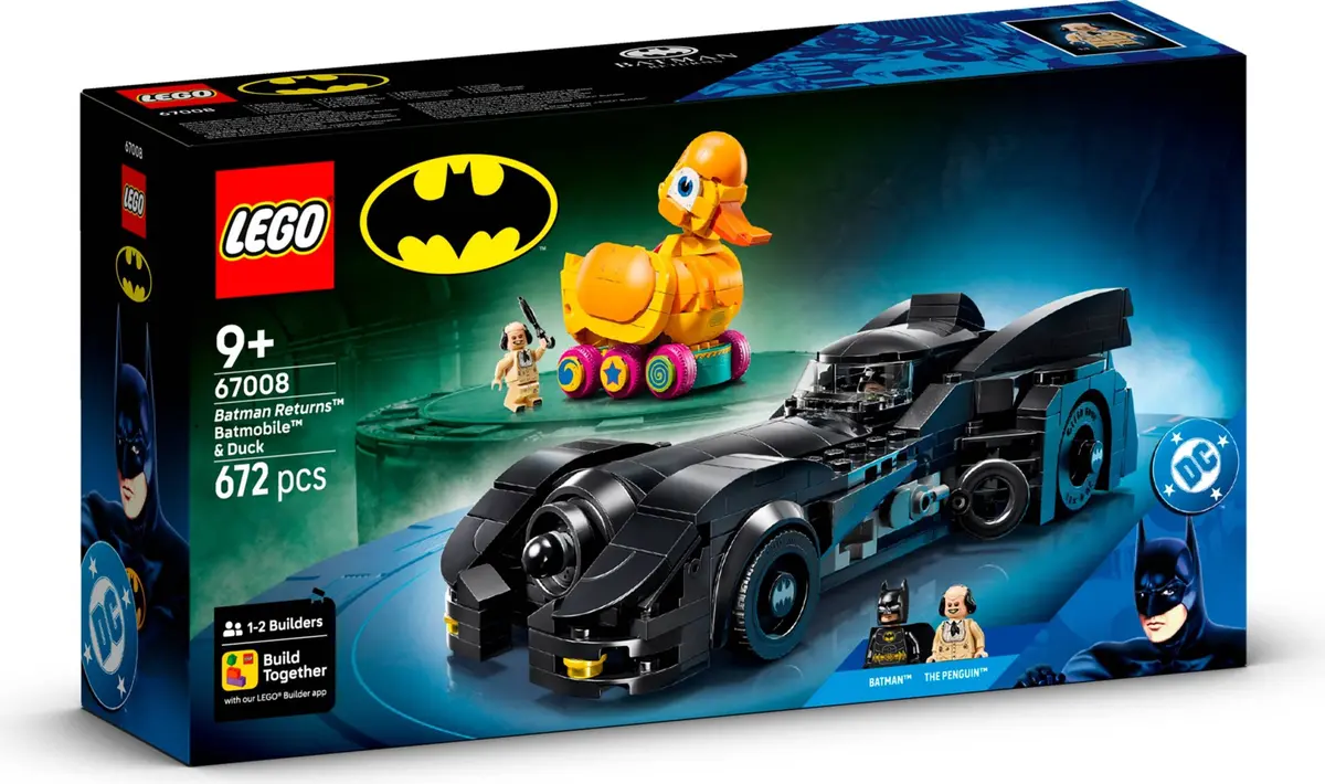 LEGO DC Comics Super Heroes 67008 Batman Returns Batmobile & Duck set, image 3