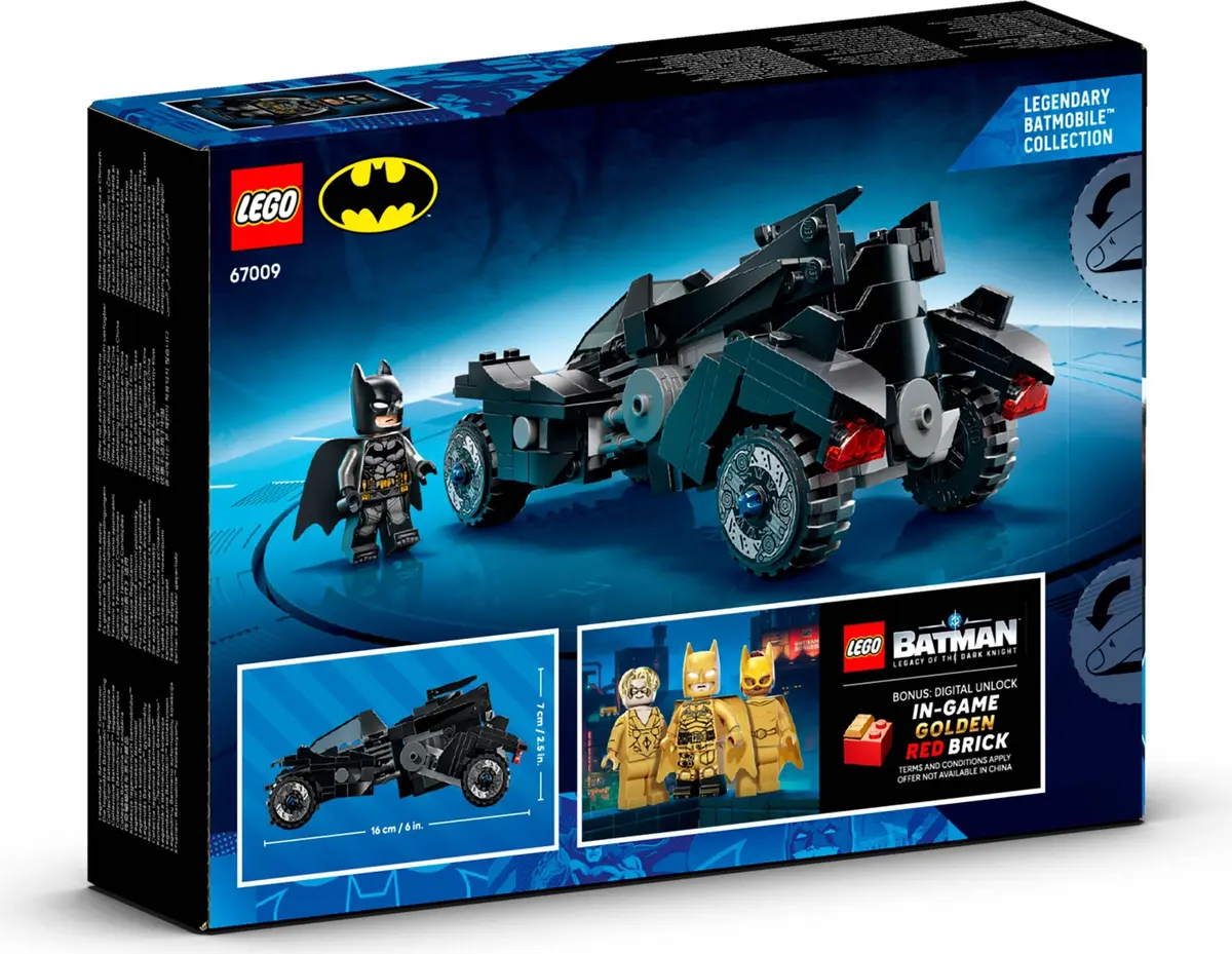LEGO DC Comics Super Heroes 67009 Arkham Batman Batmobile set, image 5