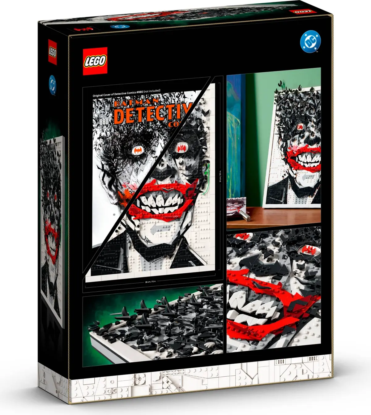 LEGO Art 67012 The Joker Wall Art Comic Cover set, image 2