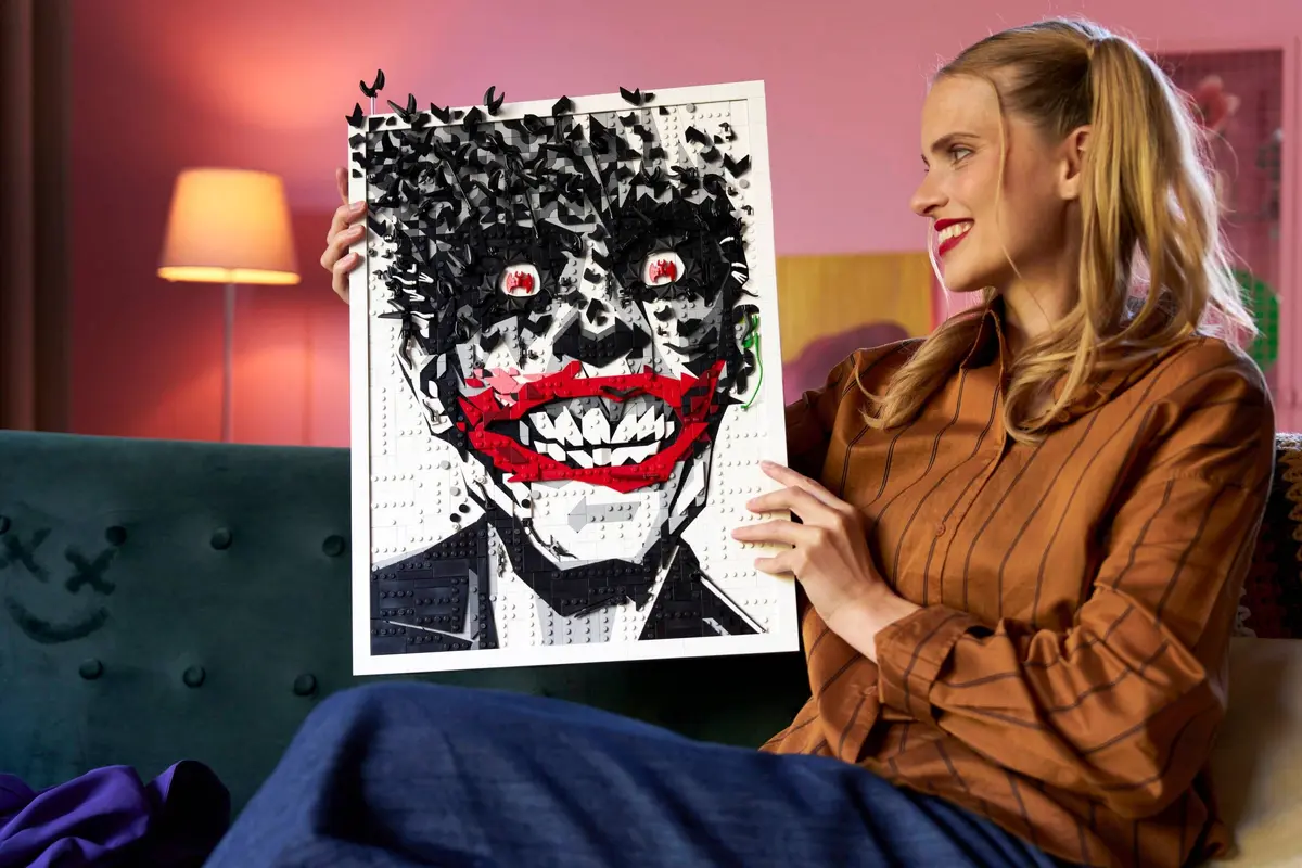 LEGO Art 67012 The Joker Wall Art Comic Cover set, image 7