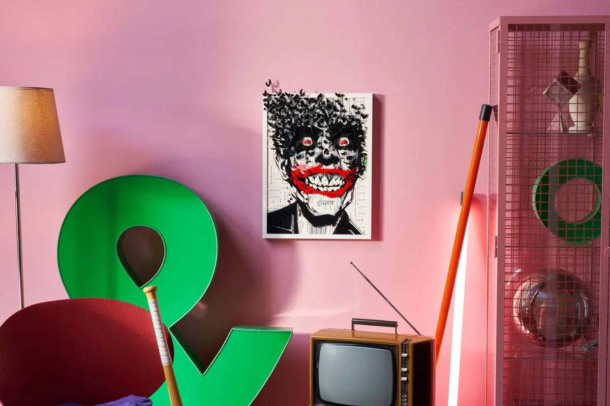 LEGO Art 67012 The Joker Wall Art Comic Cover set, image 9