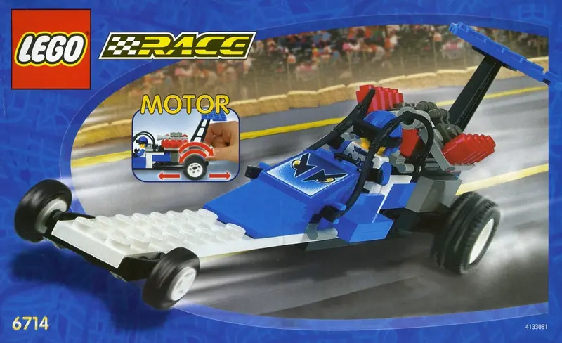 LEGO Town 6714 Speed Dragster set