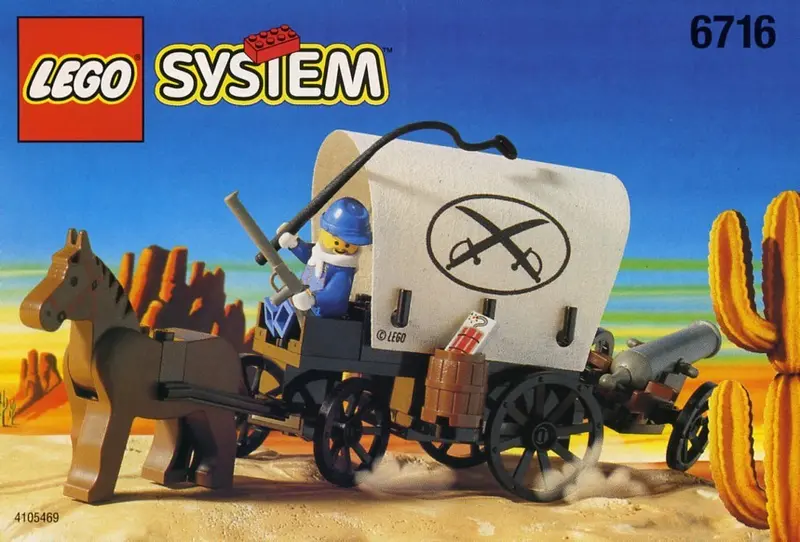 LEGO Western 6716 Covered Wagon set