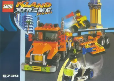 LEGO Island Xtreme Stunts 6739 Truck & Stunt Trikes set