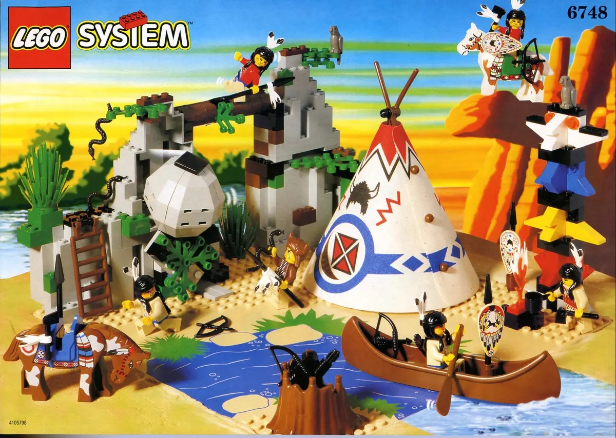 LEGO Western 6748 Boulder Cliff Canyon set