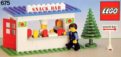 LEGO Town 675 Snack Bar set