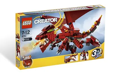 LEGO Creator 6751 Fiery Legend set, image 4