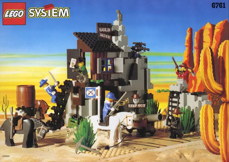 LEGO Western 6761 Bandit's Secret Hide-Out set