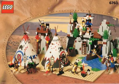 LEGO Western 6763 Rapid River Village set