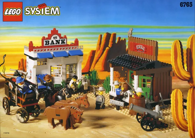 LEGO Western 6765 Gold City Junction set