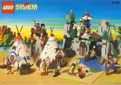 LEGO Western 6766 Rapid River Village set