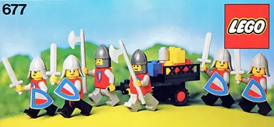 LEGO Castle 677 Knight's Procession set