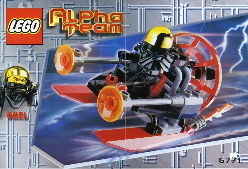 LEGO Alpha Team 6771 Ogel Command Striker set