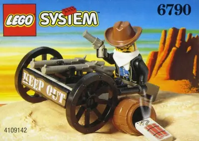 LEGO Western 6790 Bandit with Gun set