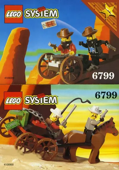 LEGO Western 6799 Showdown Canyon set