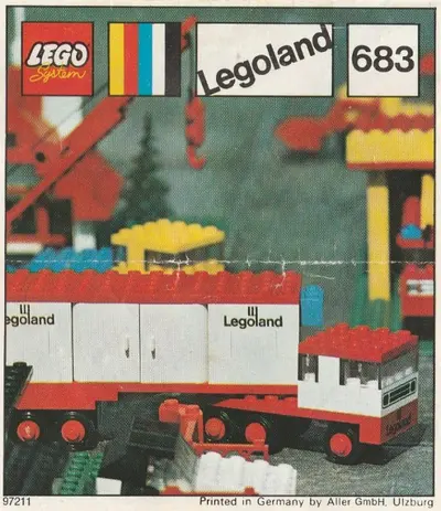 LEGO LEGOLAND 683 Articulated Lorry set