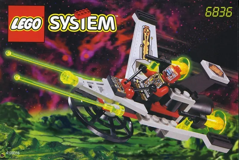 LEGO Space 6836 V-Wing Fighter set