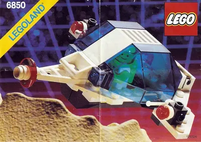 LEGO Space 6850 Auxiliary Patroller set