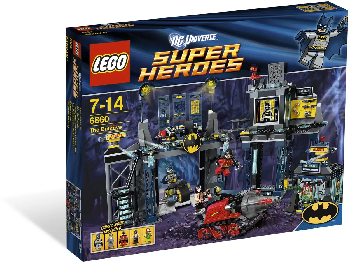 LEGO DC Comics Super Heroes 6860 The Batcave set, image 2